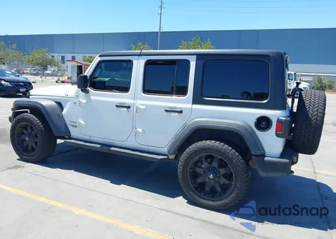 2018 Jeep Wrangler Unlimited Sport S 4X4 from USA, damaged, VIN 1C4HJXDN4JW252590